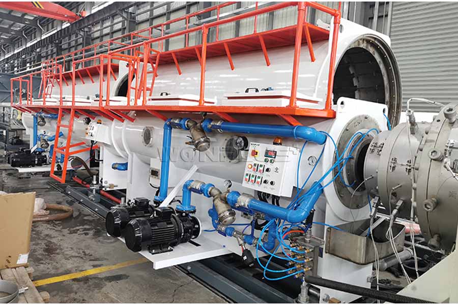  315-500mm HDPE Máquina de extrusión de tuberías Puesta en servicio completa