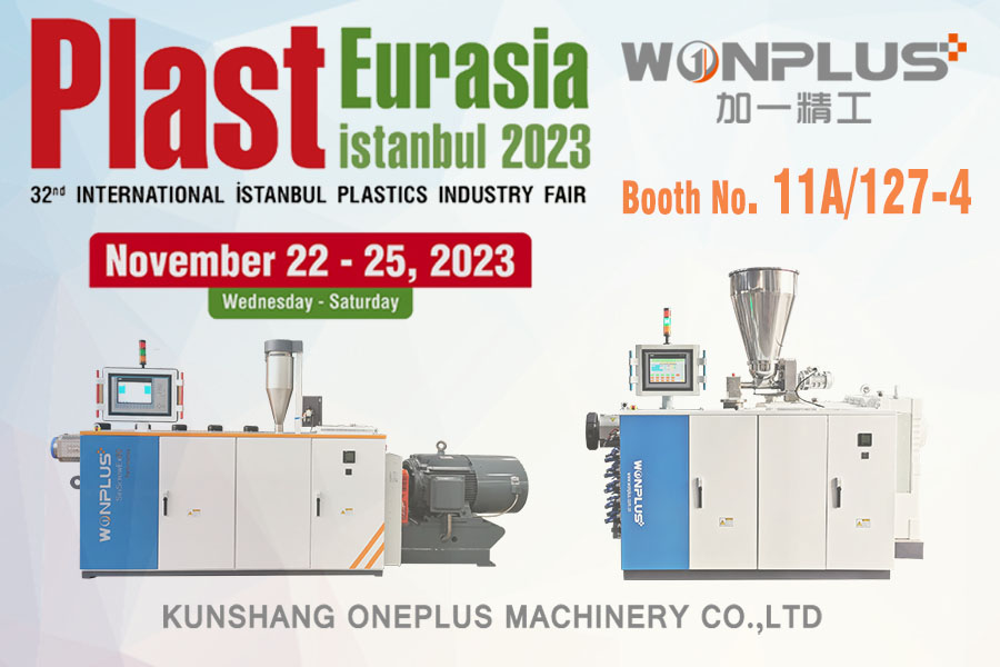 Bienvenido a visitar la exposición Turkey Plast Eurasia Estambul 2023 del 22 al 25 de noviembre de 2023. Stand n.º 11A/127-4